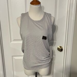 NWT Gottex Light Gray Muscle Tee
